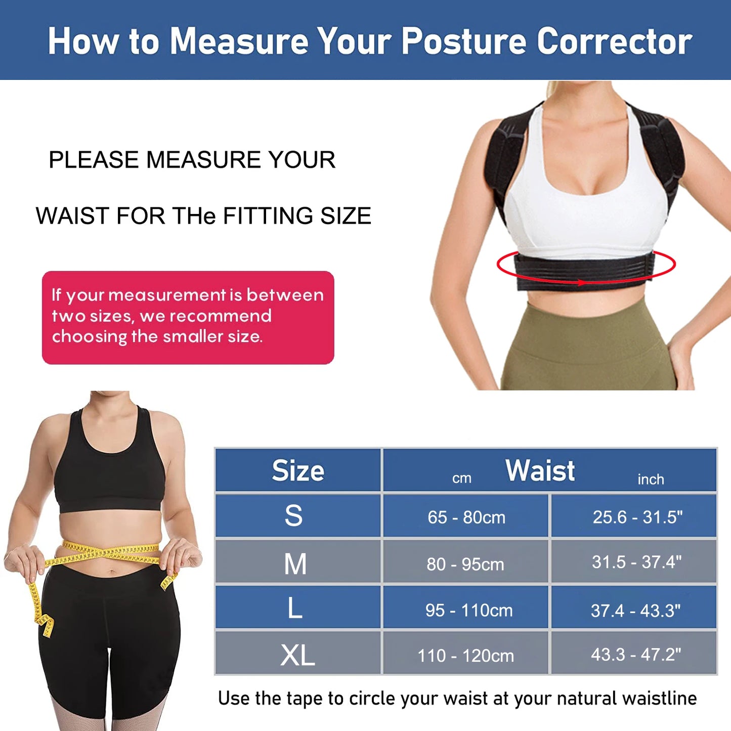 Posture Corrector for Men and Women, Back Brace for Men and Women Lower Back Pain, Back Support Belt for Women and Men