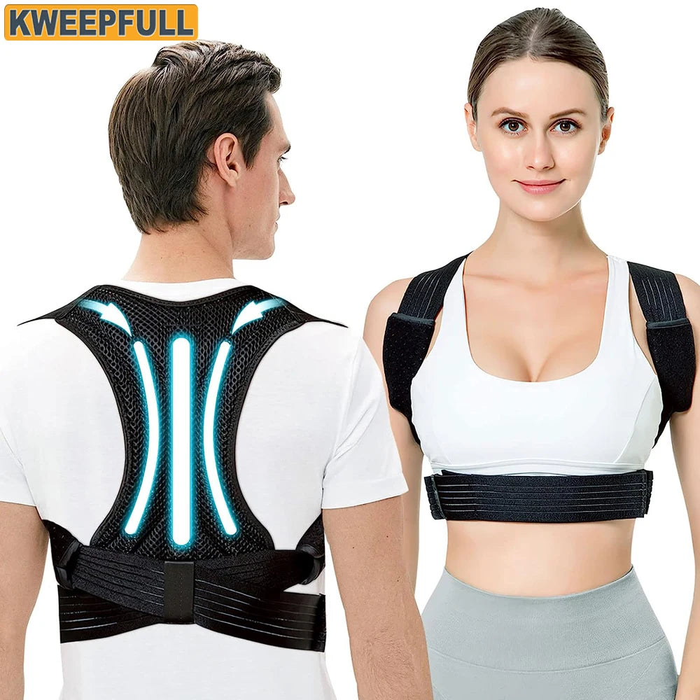 Posture Corrector for Men and Women, Back Brace for Men and Women Lower Back Pain, Back Support Belt for Women and Men